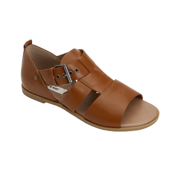 Matt and Nat Eboni Vegan Flat Sandals- Chili - Picture 2 of 10